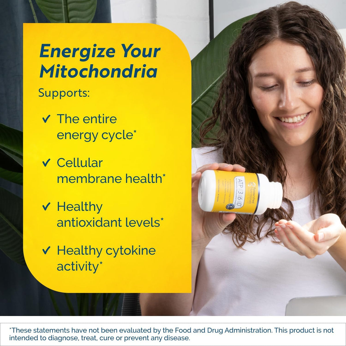 Researched Nutritionals ATP 360 Mitochondrial Complex, 90 Capsules