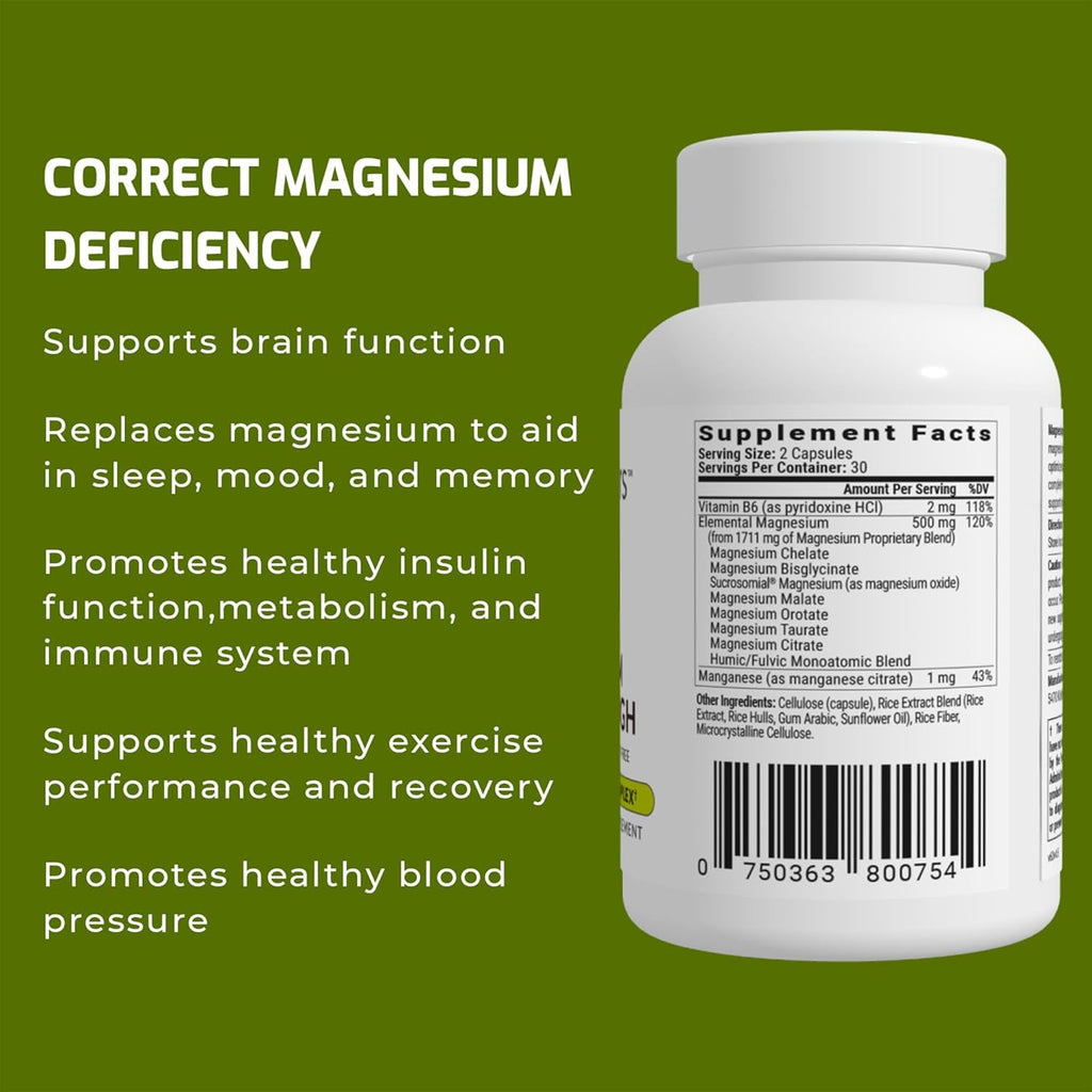 BIOptimizers Magnesium Breakthrough, 60 Capsules