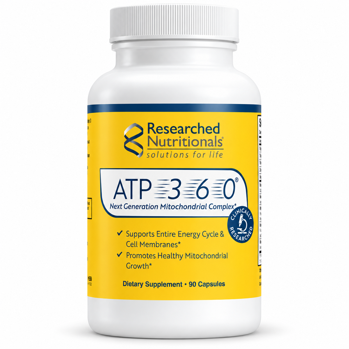 Researched Nutritionals ATP 360 Mitochondrial Complex, 90 Capsules