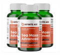 Infinite Age Sea Moss Advanced Superfood, 1250 mg, Vegan 3-Pack